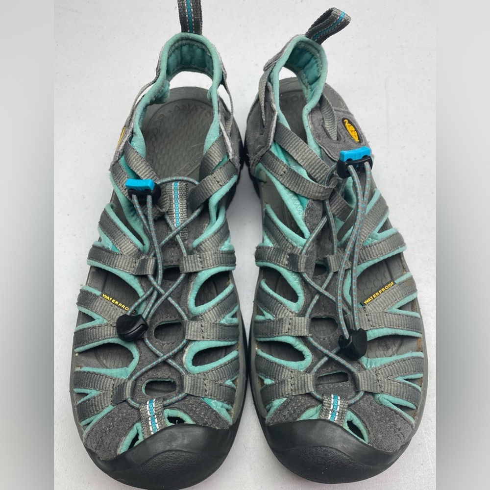 Keen Gray and Teal Women's Sandals